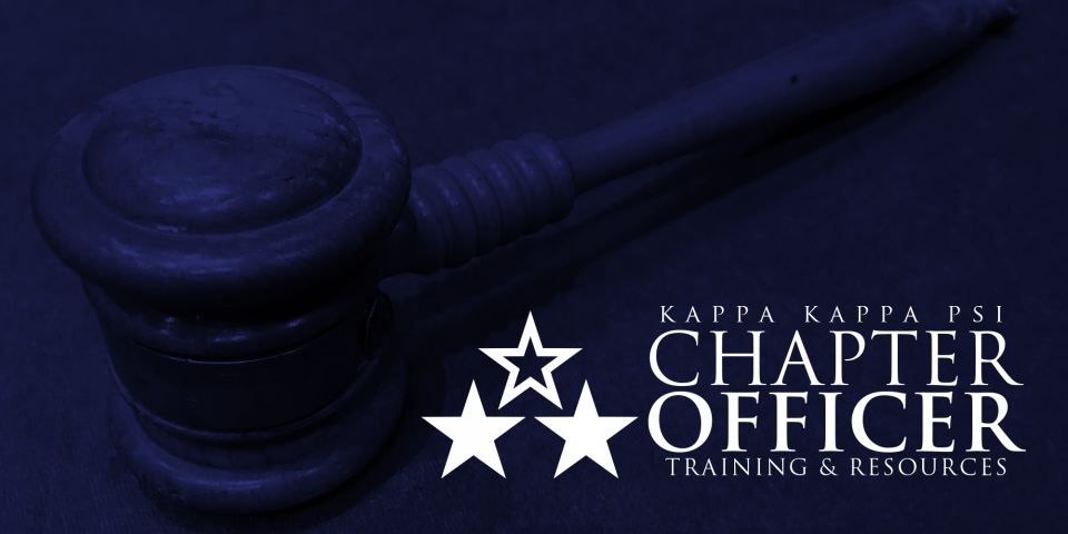 Chapter Officer Training & Resources - Kappa Kappa Psi